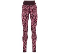 Kari Traa Legging Saga Sous-vêtement mérinos Femme S Cocoa Powder