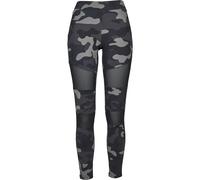 Urban Classics – Legging Tech Mesh – Camouflage sombre/noir – Femme L
