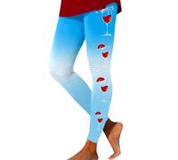 Legging Femme Minceur Pantalon De Sport Collant Noel, Tenue Sports Fitness Gym Running Pants Collants Imprimé ThèMe NoëL VêTement Respirant Douce Serré Extensible