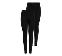 Only Femme Onllive Love New 2-pk Noos Leggings, Noir (Black), L EU
