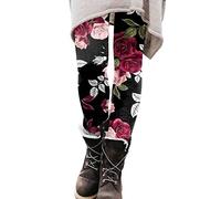 Legging Femme Pas Cher - Vintage Couleur Pantalons De Yoga Grande Taille Hiver Collant Mode Chauds Legging pour Femme Pas Cher Gym Sport Tenue Sport Imprimé avec Motif Thermiques
