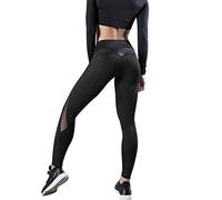 Legging Femme Push Up Élégant Élastique Doux Fitness Pantalon de Mode Pantalon d'Été Décontracté Pantalon De Gymnastique Legging D'été Femme Gym, Noir , M
