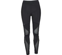 Urban Classics Leggings femme Triangles Mesh Noir/Noir 5XL