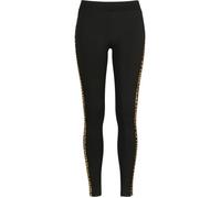 Legging femme - Urban Classic - Striped - Imprimé serpent - Taille élastiquée - Noir/jaune XS