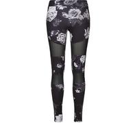 Legging femme - Urban Classics - Noir - Taille haute - Inserts en mesh - Confort parfait XXXXXL