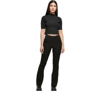 Urban Classics Legging femme Rib Knit Bootcut Noir 5XL