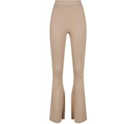 Legging femme Urban Classics Rib Knit Bootcut - marron - M S