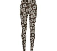 Legging femme Urban Classics Soft AOP Marron XS