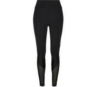 Legging femme - Urban Classics - Taille haute - Jersey extensible - Inserts transparents - Confort optimal XS