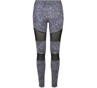 Legging Femme - Urban Classics - Tech Mesh AOP - Imprimé Fantaisie - Confort Extensible - Inserts en Maille L