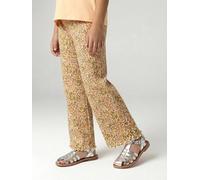 VERTBAUDET Legging Fille en Maille côtelé Blanc imprimé 8A