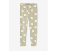 VERTBAUDET Legging Fille imprimé Vert Amande 8A