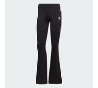 ADIDAS ORIGINALS Leggings 'Flared' noir / blanc, Taille M-L