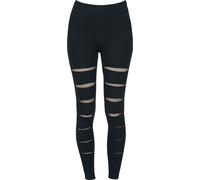Legging Gothic de Gothicana by EMP - Vailed in Darkness - S à XXL - pour Femme - noir L