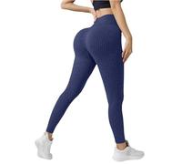 Legging Grande Taille Femme Confortable Sport Minceur Contrôle Elastique Taille Haute Pantalon Capri Slim Anti-Cellulite Vêtements Doux Court Opaque Corsaire Shorts