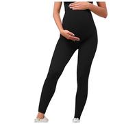 Legging Grossesse Femme Taille Haute Leggings de Maternité Pantalon de Maternité Opaque Leggings de Grossesse Elastique Souple Maternité Mode Maison Yoga Sport Vetement Grossesse Femmes Pas Cher