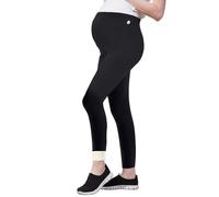 Legging Grossesse Maternité Thermique Chaud Hiver Doublé en Polaire Pantalon Longs Grossesse Opaque Noir Legging Taille Haute Élastique Pantalon de Loisirs Sports Yoga