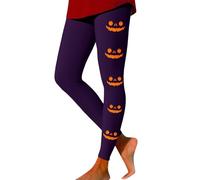 Legging Halloween Femme 2025 Jogging Pantalon De Yoga Anti-Cellulite Élastique Survêtement Motif Éclaboussures De Sang Pants Longue Contrôle du Ventre Femmes Mode Chic Et Elegant Fitness