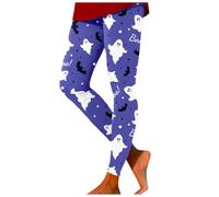 Legging Halloween Femme, Pantalon Yoga Femme Taille Haute Push Up Pantalon Chic Et Elegant Slim Fit Contrôle Du Ventre Imprimé Halloween Durable Et Extensible Pour Entraînement Et Course À Pied