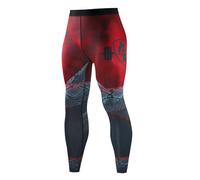 Legging Homme de Sport Compression Running Léger Athlétiques Pantalon Legging à séchage Thermique Gymnastique Collant avec Poches Base Layer Vêtements Tight Exercise Bodybuilding Sport