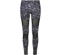 Legging imprimÃ© femme Urban Classics Tech Mesh AOP Noir L