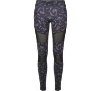 Legging imprimÃ© femme Urban Classics Tech Mesh AOP Noir XL