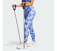 Legging imprimé intégral tie and dye Optime Essentials Flower Semi Lucid Blue XL