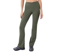 Legging jambes évasées femme Mandala Vert M
