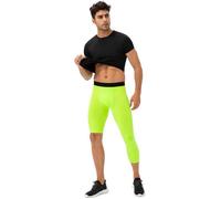 Legging - jegging - tregging Little hand Une Jambe Leggings de Compression pour Hommes Pants XXL