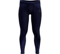 Legging long Odlo Performance Warm Blackcomb Bleu M