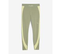 Legging long Puma Strong Colorblock vert jaune femme - L
