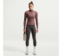 Legging long taille haute Nike One Seamless Front pour femme Thunder Grey/Blanc XS (FR 34-36)