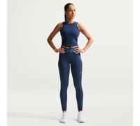 Legging long taille haute Nike Pro Sculpt pour femme Midnight Navy/Blanc XS (FR 34-36)