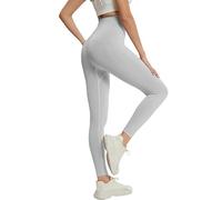 Legging Luveon, Legging Luveon 3D Anti Cellulite Femme, Leggings À Compression Lipoedeme Taille Haute Minceur pour Course À Pied Fitness Push-Up Leonie and Co Pantalon Gris, S