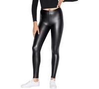 Legging Métallique Femme American Apparel, Noir Mat, X-Small
