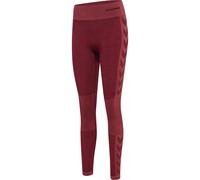 Hummel Cleaa Seamless Mid Waist Leggings Rouge XS Femme