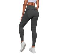 Legging Minceur, Luveon Legging 3D Anti-Cellulite Femme Leggings À Compression Lipoedeme Taille Haute Minceur pour Femmes Push-Up Yoga Leonie and Co Pantalon Gris, L