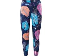Legging Motif/style Feuilles Tropicales Pike Bleu Marine 8A