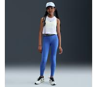 Legging Nike Pro Dri-FIT pour ado (fille) Comet Blue/Noir/Blanc S