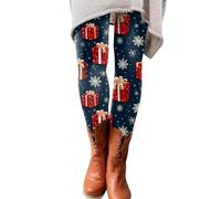 Legging Noel Femme Leggings Habillé De Sortie - Resserre Pantalon ImpriméS Mignons Et Amusants De Sport Grande Taille d'automne Et d'hiver Chaud Course À Pied ÉLastique