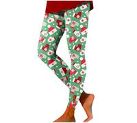 Legging Noel Femme Pantalon Sport Taille Haute - Resserre Pantalon Moulant Imprimé Sapin NoëL Confortable Stretch Yoga Fitness Mode DéContracté Confortable Thermique