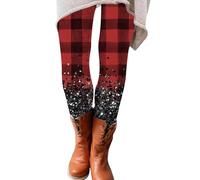 Legging Noel Femme Tenue De Sport Pantalon Yoga Fitness, Pantalon Hiver Chauds Christmas Cadeau Nouvel Leggings Slim Athletic Motif De NoëL Casual Yoga Fitness Running