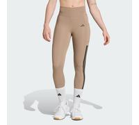 Legging Optime 3-Stripes Full Length Chalky Brown 2XL