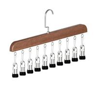 Legging Organizer - Space Saving Non-slip Home Organization with 10 clips, Closet Jeans Organizer | Hanging Rack For Bedroom Clothing Dorm Gym Wardrobe College RV Ropa Corner Apartments Pants Skirt