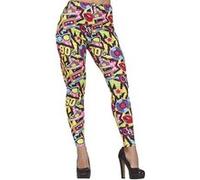 legging pantalon bariolé années 90 femme - guirca 16442 Multicolore G