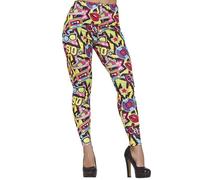 LEGGING PANTALON BARIOLÉ ANNÉES 90 FEMME L Multicolore L