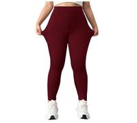 Legging Polaire Femme avec Poche Hiver Molletonné Taille Haute Thermique Pantalon Chaud Taille Haute sans Couture Push Up Yoga Fitness Leggings SportLeggings Yoga Running Collants Fuseau Jogging