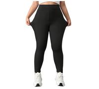 Legging Polaire Femme avec Poche Hiver Molletonné Taille Haute Thermique Pantalon Chaud Taille Haute sans Couture Push Up Yoga Fitness Leggings SportLeggings Yoga Running Collants Fuseau Jogging