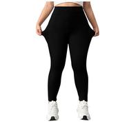 Legging Polaire Femme avec Poche Hiver Molletonné Taille Haute Thermique Pantalon Chaud Taille Haute sans Couture Push Up Yoga Fitness Leggings SportLeggings Yoga Running Collants Fuseau Jogging