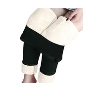 Legging Polaire Femme Grande Taille Hiver Molletonné Chaud Pantalon Fuseau Taille Haute Thermique Leggings Fourré Chauffant Coton Collants Jogging